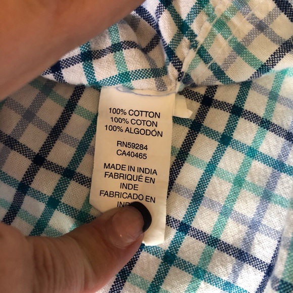 THE CHILDRENS PLACE 3T BLUE PLAID LONG SLEEVE DRES - Picture 2 of 6